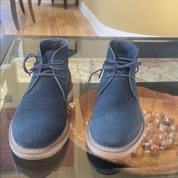 Joseph Abboud Men\'s Blue Suede Chukka Boots Size 9.5 main image 4